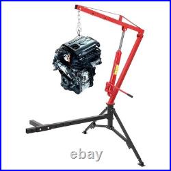 1000 Lbs Heavy Duty Hydraulic Pickup Truck Crane Hitch Mounted Davit Crane US