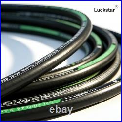 10FT Heavy-Duty Hydraulic Hose 1/2 6525PSI Steel Braided Oil Line with Fittings