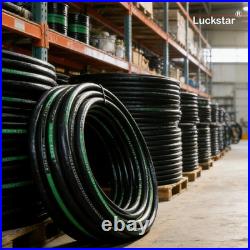 10FT Heavy-Duty Hydraulic Hose 1/2 6525PSI Steel Braided Oil Line with Fittings 10FT Heavy-Duty Hydraulic Hose 1/2 6525PSI Steel Braided Oil Line with Fittings