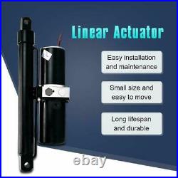 10 Stroke Hydraulic Linear Actuator Heavy Duty 3200lbs Max Lift 12V DC Motor