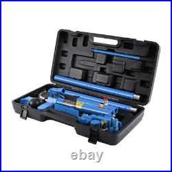 10 Ton Heavy Duty Porta Power Hydraulic Jack Tool Body Frame Repair Kit Lift Ram