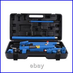 10 Ton Heavy Duty Porta Power Hydraulic Jack Tool Body Frame Repair Kit Lift Ram