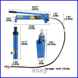 10 Ton Heavy Duty Porta Power Hydraulic Jack Tool Body Frame Repair Kit Lift Ram