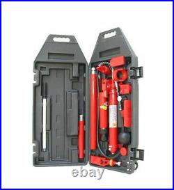 10 Ton Hydraulic Hand Pump Hydraulic Porta Power Auto Body Frame Repair Kit