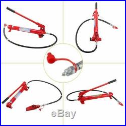 10 Ton Hydraulic Jack Hand Pump Ram Replacement for Body Frame Shop Repair Tool