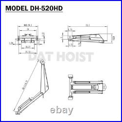 10 Ton Hydraulic Scissor Hoist Kit Fit 12-16' Dump Body DH-520HD 10 Ton Hydraulic Scissor Hoist Kit Fit 12-16' Dump Body DH-520HD