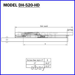10 Ton Hydraulic Scissor Hoist Kit Fit 12-16' Dump Body DH-520HD 10 Ton Hydraulic Scissor Hoist Kit Fit 12-16' Dump Body DH-520HD