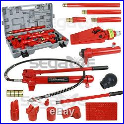 10 Ton Porta Power Hydraulic Jack Body Frame Repair Kit Auto Shop Heavy Duty