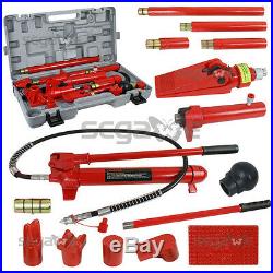 10 Ton Porta Power Hydraulic Jack Body Frame Repair Kit Tools