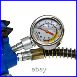 10 Tons Portable Hydraulic Equipment Components BLACK & BLUE Heavy-Duty Kit