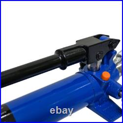10 Tons Portable Hydraulic Equipment Components BLACK & BLUE Heavy-Duty Kit