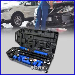 10 Tons Portable Hydraulic Equipment Components BLACK & BLUE Heavy-Duty Kit