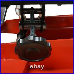 1100lb Low Profile Transmission Hydraulic Jack Auto Repair Heavy-duty castors