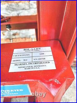120/daywarranty Pair Roll-a-lift M4 Onwheels Heavy Duty Hydraulic Mover Freeship