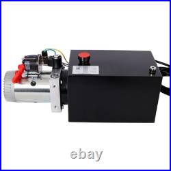 12V Heavy Duty Hydraulic Pump with 8Qt Tank, for Trailer Lift Gate Dump 12V Heavy Duty Hydraulic Pump with 8Qt Tank, for Trailer Lift Gate Dump