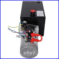 12V Heavy Duty Hydraulic Pump with 8Qt Tank, for Trailer Lift Gate Dump 12V Heavy Duty Hydraulic Pump with 8Qt Tank, for Trailer Lift Gate Dump