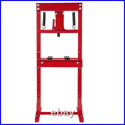 12 Ton H-Frame Hydraulic Floor Press Shop Press Garage Heavy Duty Machinery