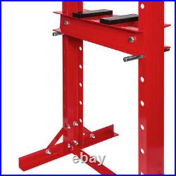 12 Ton H-Frame Hydraulic Floor Press Shop Press Garage Heavy Duty Machinery