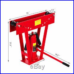 12 Ton Heavy Duty Hydraulic Pipe Bender Tubing Exhaust Tube Bending with 6 Dies