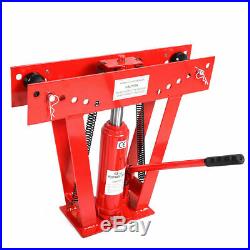 12 Ton Heavy Duty Hydraulic Pipe Bender Tubing Exhaust Tube Bending with 6 Dies