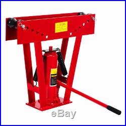 12 Ton Heavy Duty Hydraulic Pipe Bender Tubing Exhaust Tube Bending with 6 Dies