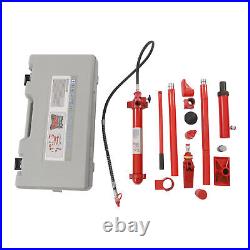 12 Ton Heavy Duty Porta Power Hydraulic Jack Auto Body Frame Repair Kit Lift Ram