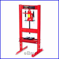 12 Ton Hydraulic Floor Standing Shop Press Heavy Duty Open Front & Rear Design