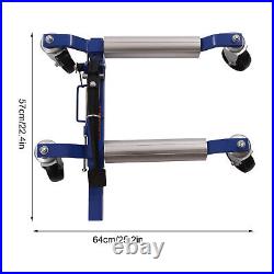 1300lbs Heavy Duty Hydraulic Positioning Car Wheel Jack Lift Moving Vehicle