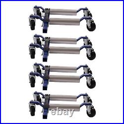 1300lbs Heavy Duty Hydraulic Positioning Car Wheel Jack Lift Moving Vehicle