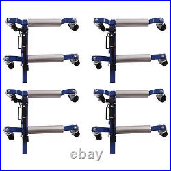 1300lbs Heavy Duty Hydraulic Positioning Car Wheel Jack Lift Moving Vehicle