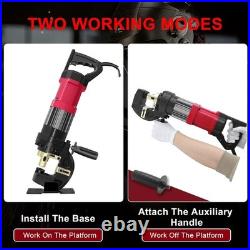 1400W Electric Hydraulic Hole Puncher, 22T Heavy Duty Hydraulic Hole Punch