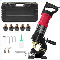 1400W Electric Hydraulic Hole Puncher, 22T Heavy Duty Hydraulic Hole Punch for M