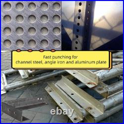 1400W Electric Hydraulic Hole Puncher, 22T Heavy Duty Hydraulic Hole Punch for M