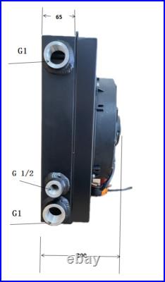160L/Min Heavy Duty Hydraulic Oil Cooler ECO08 DC24V On Sale