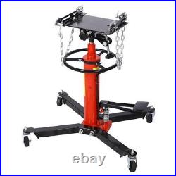 1660lbs Heavy Duty 2 Stage Hydraulic Telescopic Transmission Jack with 360°