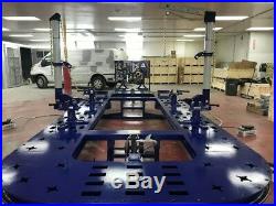 18 Feet Long 2 Towers Heavy Duty Auto Body Frame Machine Free Tool Cart Set