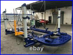 18 Feet Long Auto Body Frame Machine 4 Towers Free Porta Power Clamps Tools Cart