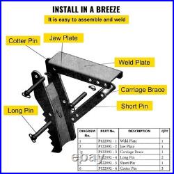 18 Heavy-Duty Hydraulic Backhoe Thumb Adjustable and Durable Steel Attachment