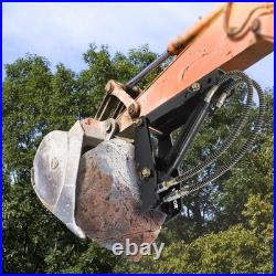18 Heavy-Duty Hydraulic Backhoe Thumb Adjustable and Durable Steel Attachment