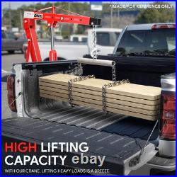 1 Ton Heavy-Duty Hydraulic Engine Hoist Folding Cherry Picker Shop Crane Lift