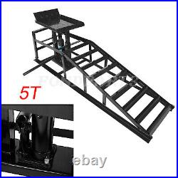 1pc Heavy Duty Auto Car Truck Service Ramp Lift Hydraulic Lift Frame Home 5T