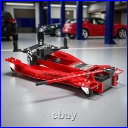 2000 LB Hydraulic Transmission Jack Heavy Duty Low Profile Jack 360° Wheels
