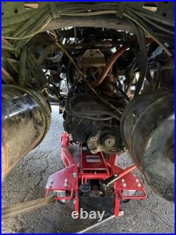 2000 LB Hydraulic Transmission Jack Heavy Duty Low Profile Jack 360° Wheels