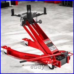 2000 lb Capacity Low Profile Hydraulic Transmission Jack Heavy Duty 360° Wheels