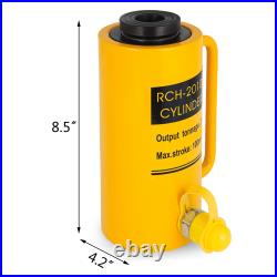 20T50T Hydraulic Cylinder Ram lifting Cylinder Jack 2-6 Stroke Single Acting