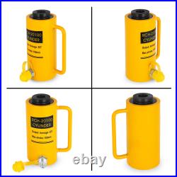 20T50T Hydraulic Cylinder Ram lifting Cylinder Jack 2-6 Stroke Single Acting