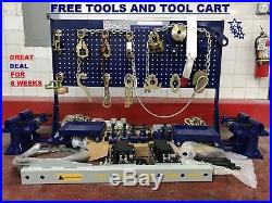 20 Feet 4 Towers Auto Body Shop Frame Machine With Free Clamps, Tools Tools Cart
