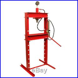 20 Ton Air Hydraulic Floor Shop Press H Type Frame
