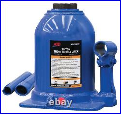 20-Ton Heavy-Duty Hydraulic Side Pump Bottle Jack (Shorty Version)