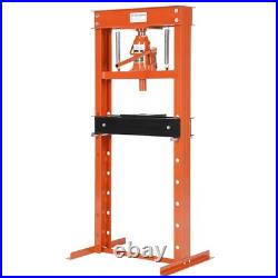 20 Ton Hydraulic Shop Press, Heavy Duty H-Frame Garage Floor Shop Press withPlates
